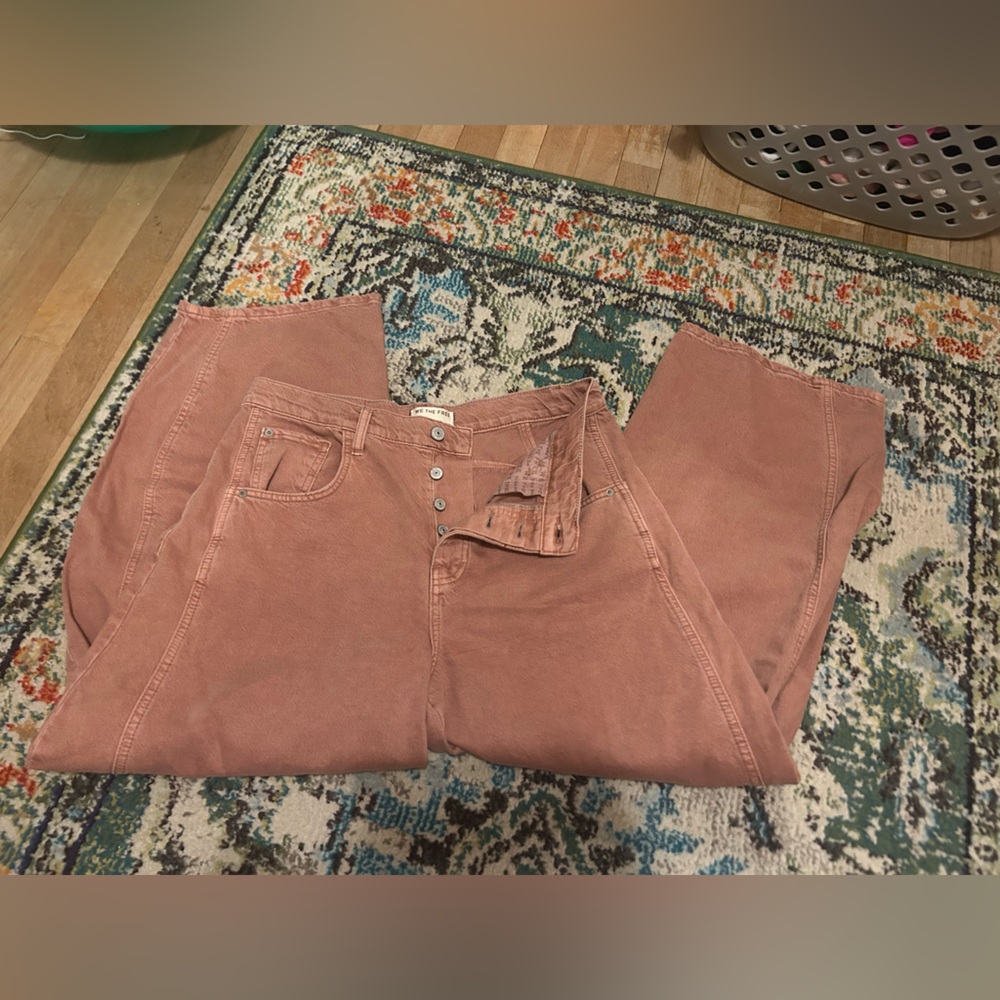 We The Free Women's barrel Jeans in Rust
